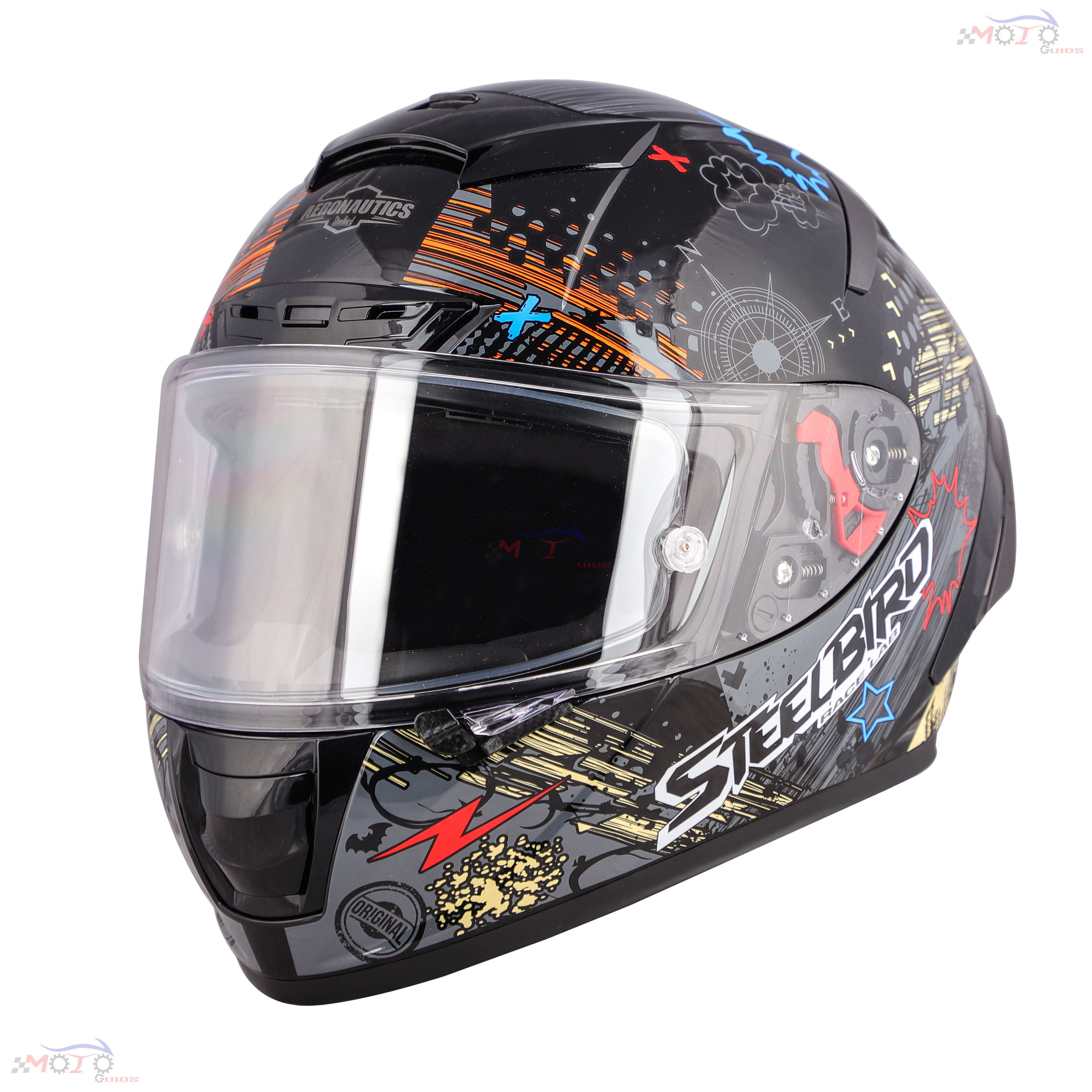 SA-5 DOT RACE LAB  (WITH ANTI-FOG SHIELD VISOR)